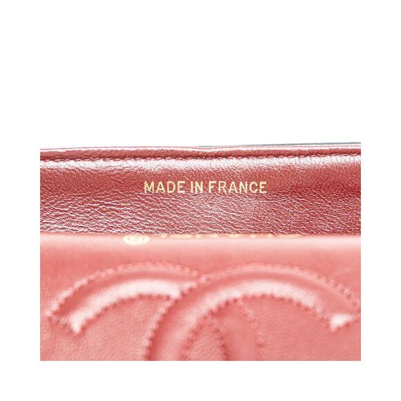 Pre Loved Chanel Small Classic Lambskin Double Flap Women Black Shoulder Bag - Picture 7 of 8